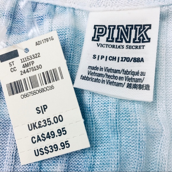 PINK Victoria’s Secret crop long sleeves tee - Picture 5 of 6